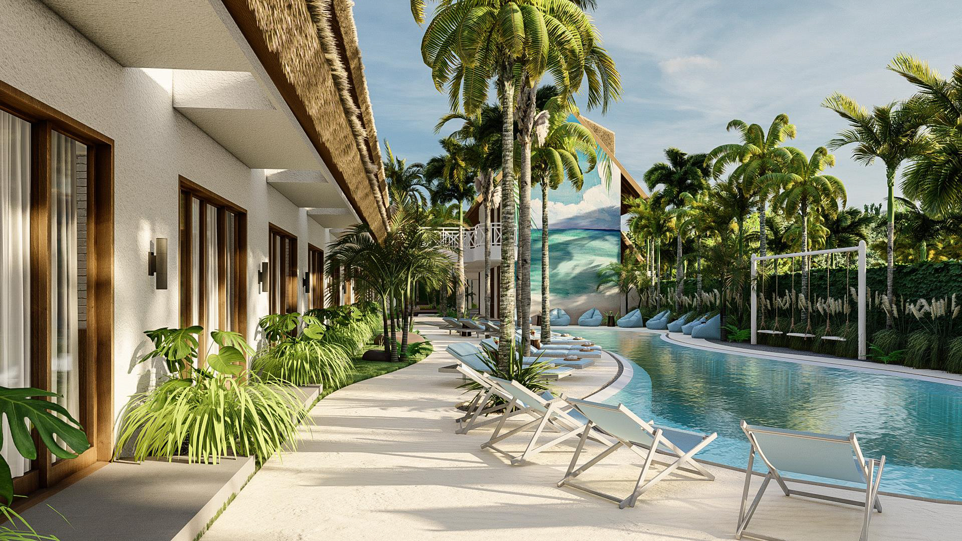 Pool Panoramic - IZE Canggu